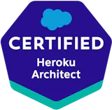 Certified Heroku Architect certification logo