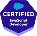 Certified JavaScript Developer certification logo