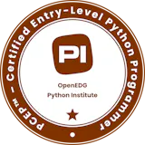 PCEP™ – Certified Entry-Level Python Programmer PCEP™ – Certified Entry-Level Python Programmer certification logo