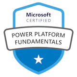 Power Platform Fundamentals Power Platform Fundamentals certification logo