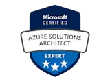 Azure Solutions Architect Expert Azure Solutions Architect Expert certification logo