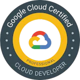 Professional Cloud Developer certification logo