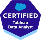 Tableau Data Analyst certification logo