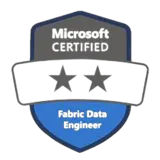 Fabric Data Engineer Associate Fabric Data Engineer Associate certification logo
