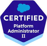Certified Platform Administrator II Certified Platform Administrator II certification logo